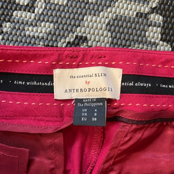 Anthropologie The essential slim dark pink - Picture 3 of 6